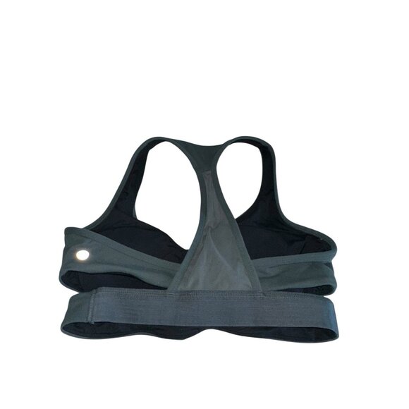 Zella Racerback Sports Bra Size Small Army Green Wirefree - Picture 5 of 7